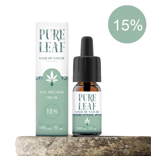 Pure Leaf CBD oil 15%.