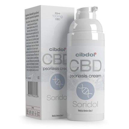 Cibdol - Soridol Psoriasis cell Growth - 100mg CBD Cream 50ml1