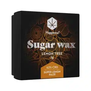 Happease Extract – Lemon Tree Sugar Wax – 62% CBD 1g