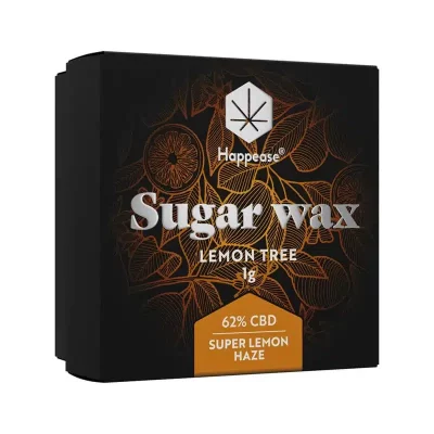Happease Extract - Lemon Tree Sugar Wax - 62% CBD 1g