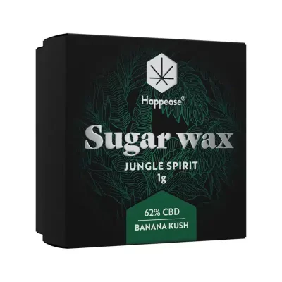 Happease - Jungle Spirit Sugar Wax - 62% CBD 1g00