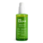 a green bottle with a white cap