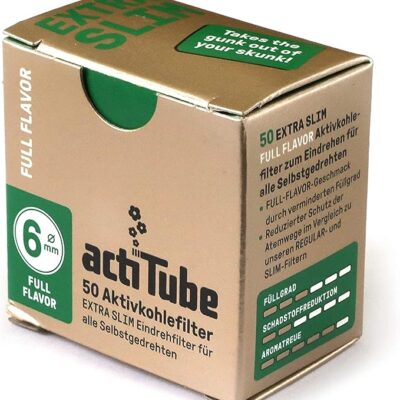 Actitube Extra slim filter 50 x 10 pcs0