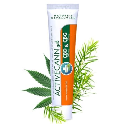a tube of cream with leaves