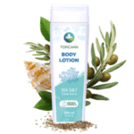 a bottle of body lotion